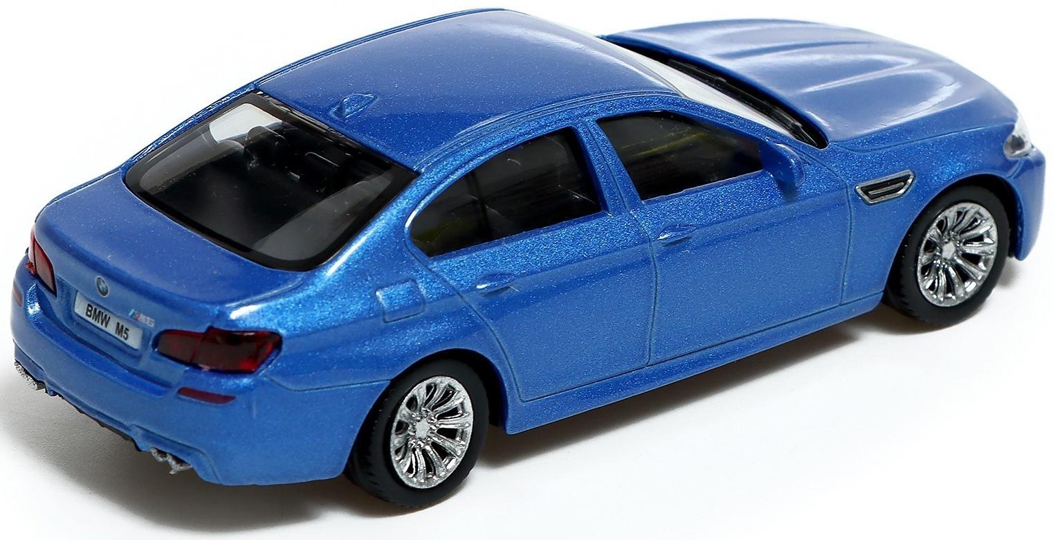 Машина металлическая BMW M5, 1:43, цвет синий