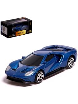 Машина металлическая FORD GT, 1:64, цвет синий