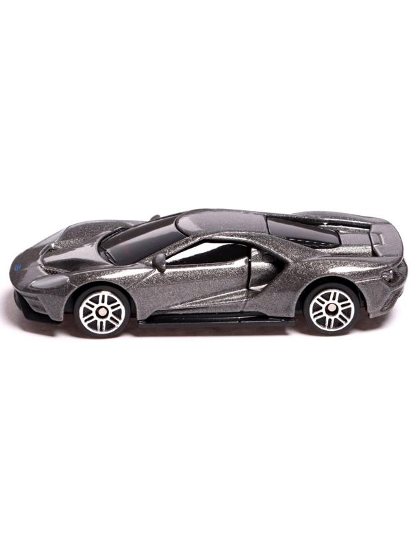 Машина металлическая FORD GT, 1:64, цвет серый