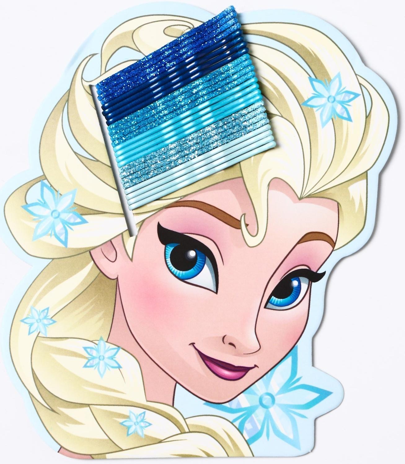 Невидимки для волос, голубые, 24 шт