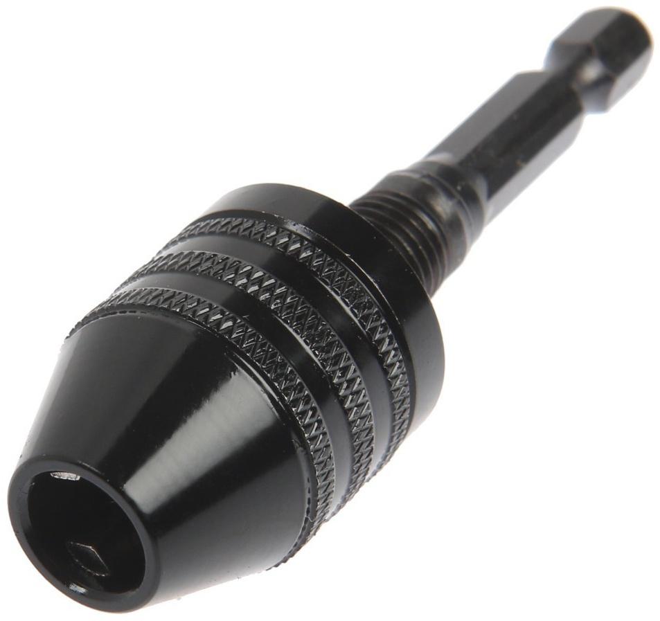 Мини-патрон для дрели, ТУНДРА, хвостовик 1/4