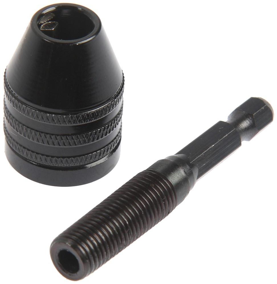 Мини-патрон для дрели, ТУНДРА, хвостовик 1/4