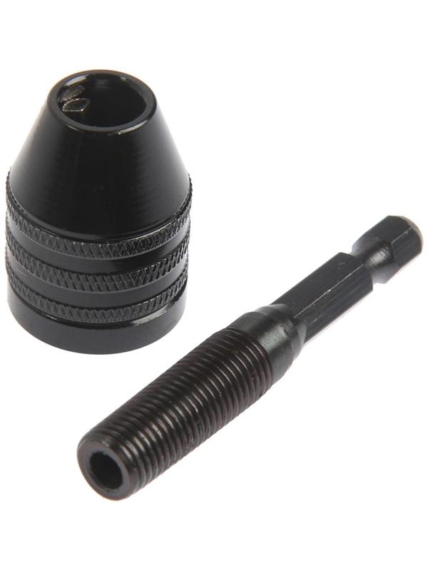 Мини-патрон для дрели, ТУНДРА, хвостовик 1/4