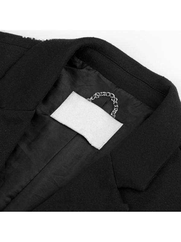 Цепочка для одежды, 2 шт, цвет серебряный