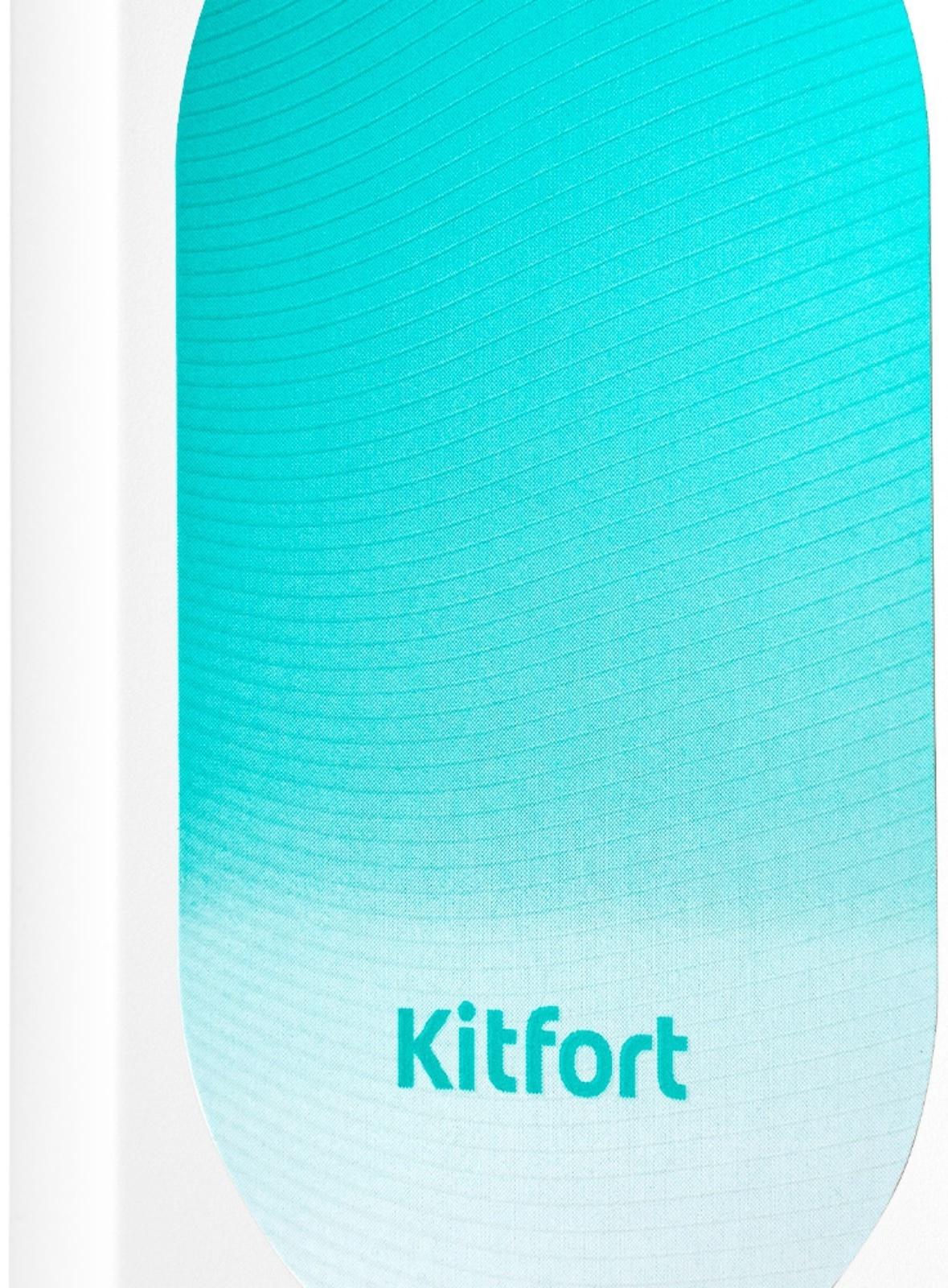 Вентилятор Kitfort КТ-406-2, настольный, 2.1 Вт, 1 режим, бело-бирюзовый