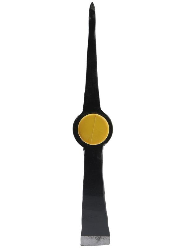 Кирка ТУНДРА, кованая, фиберглассовая рукоятка 900 мм, 1000 г