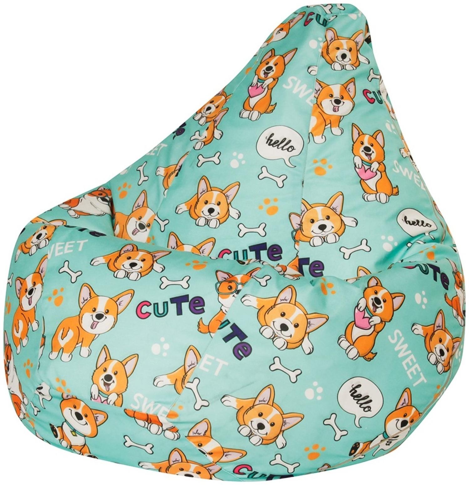 Кресло-мешок «Груша» «Корги», размер L