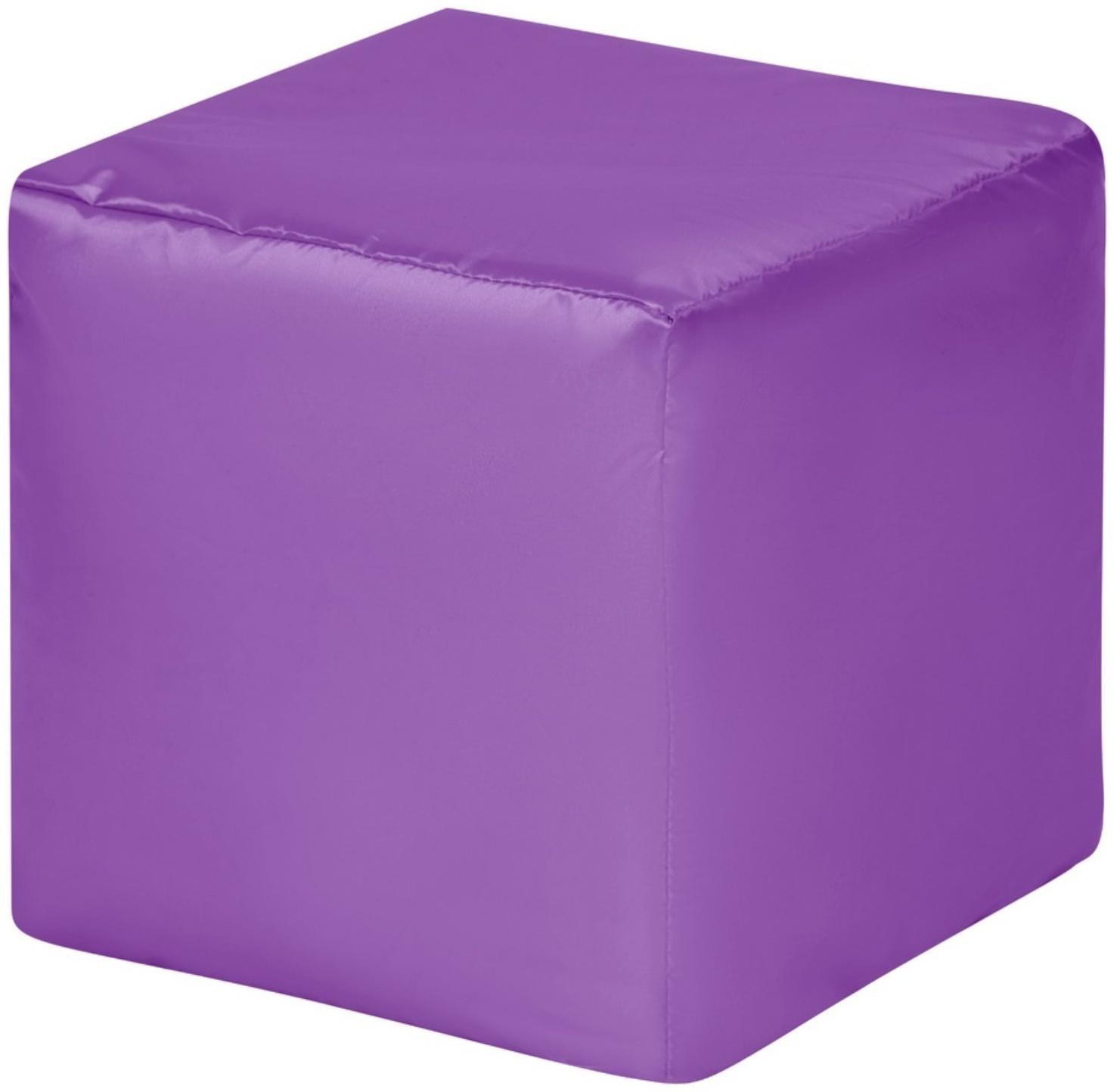 Пуфик «Куб», оксфорд, цвет фиолетовый