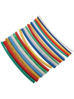 Термоусаживаемая трубка 2/3/4/5 набор (5 цветов по 4 шт, 10 cм), 20 шт