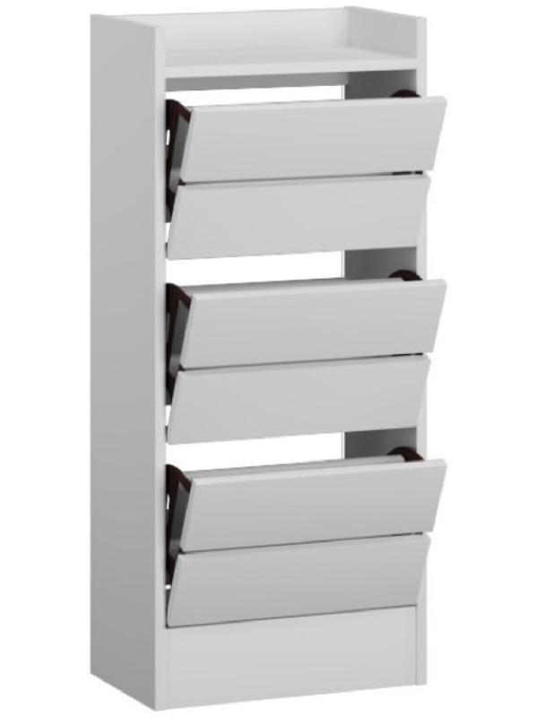 Обувница ЯПТ-1 Ямайка, 450x270x1026, Белый