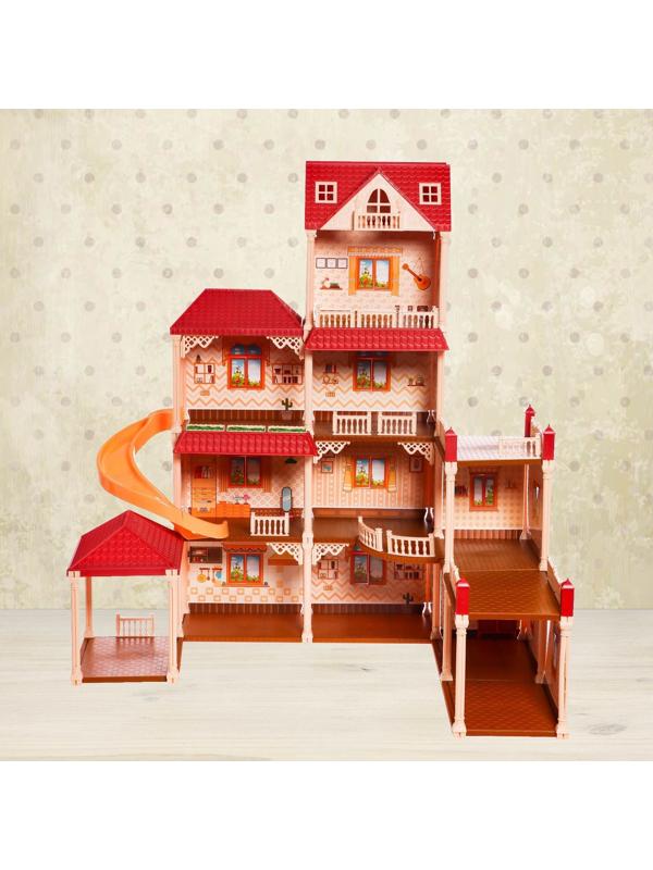 Дом для кукол «Мой милый дом», с куклами 2 шт., 388 деталей, с аксессуарами