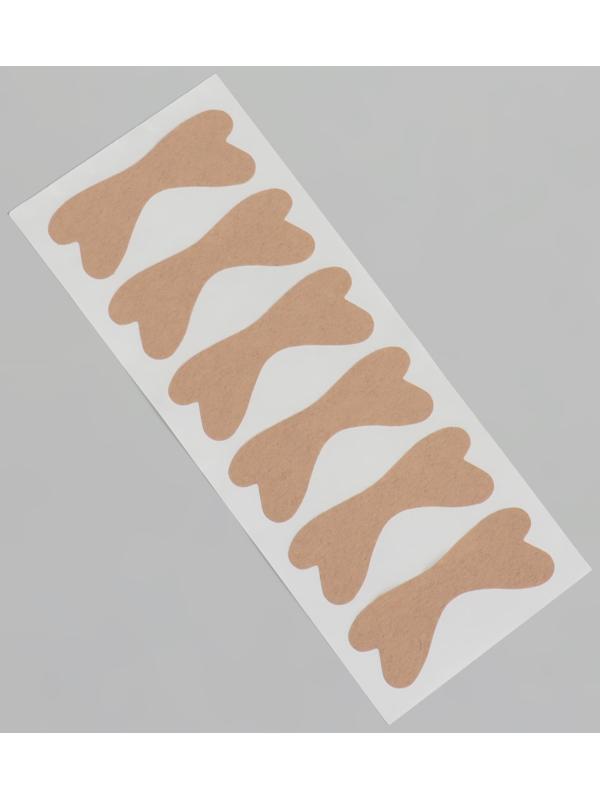 Наклейки против вросших ногтей, 6 шт, 4,5 × 1,7 см, цвет бежевый