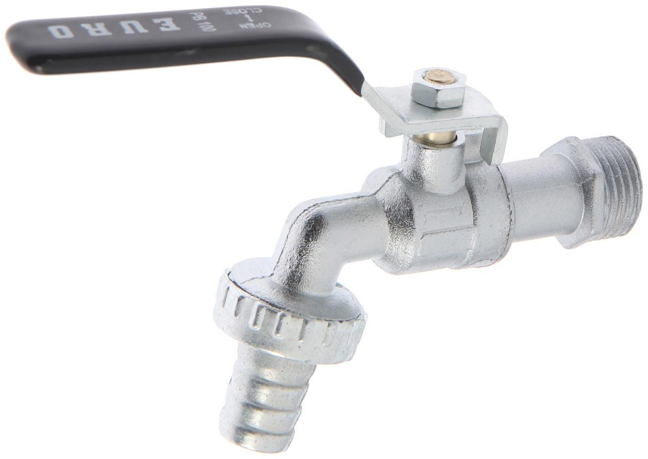 Кран водоразборный со штуцером ZEIN, 1/2