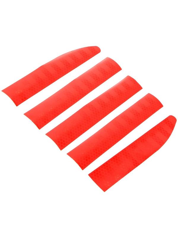 Наклейка светоотражающая 91×3,5 см на кузов авто, красный