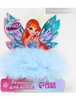 Резинка для волос, голубая, WINX