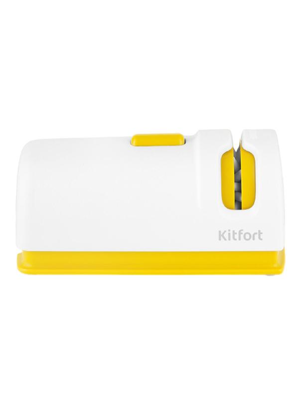 Точилка Kitfort КТ-4068-1 электрическая для ножей бело-желтый