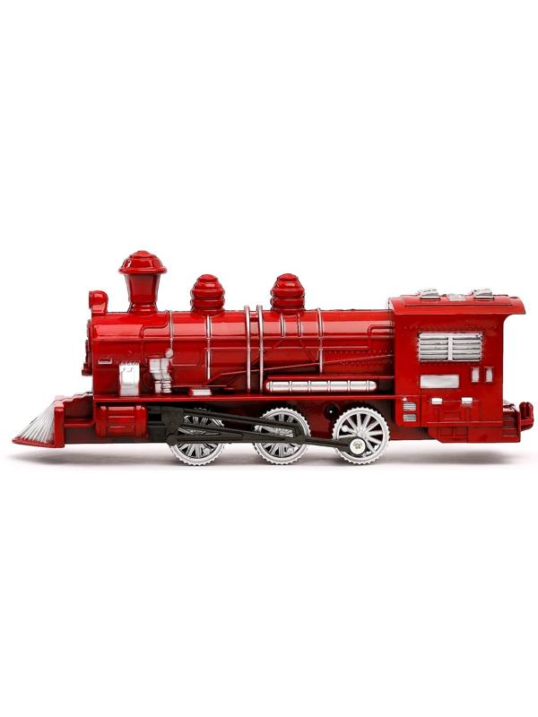 Поезд инерционный «Паровоз», цвета МИКС, в пакете