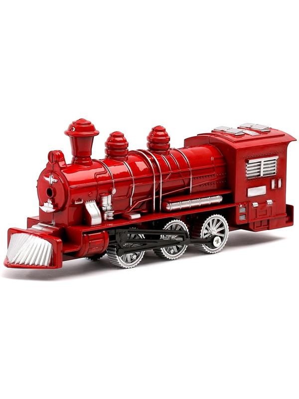 Поезд инерционный «Паровоз», цвета МИКС, в пакете