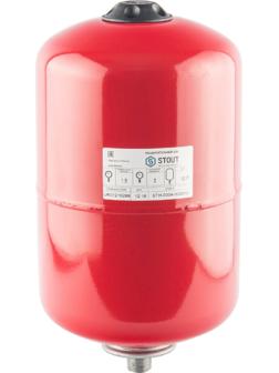 Бак расширительный STOUT, для систем отопления, 12 л