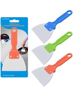 Скребок для антипригарной посуды, цвет МИКС