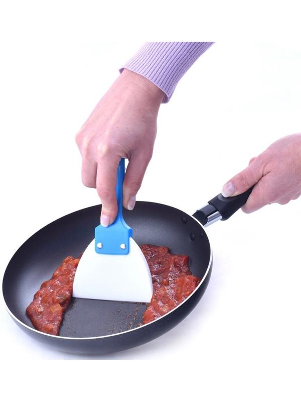 Скребок для антипригарной посуды, цвет МИКС