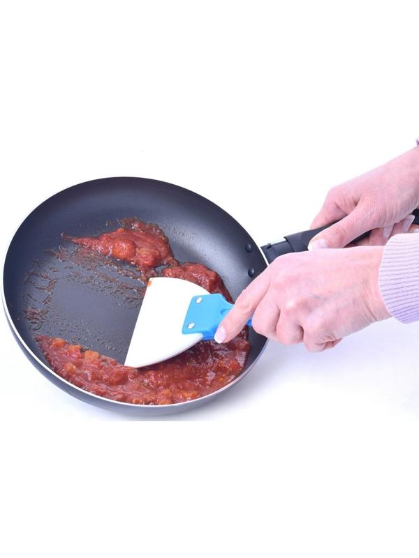 Скребок для антипригарной посуды, цвет МИКС