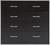 Комод 5 ящиков, 900х480х800, Венге темный