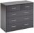 Комод 5 ящиков, 900х480х800, Венге темный