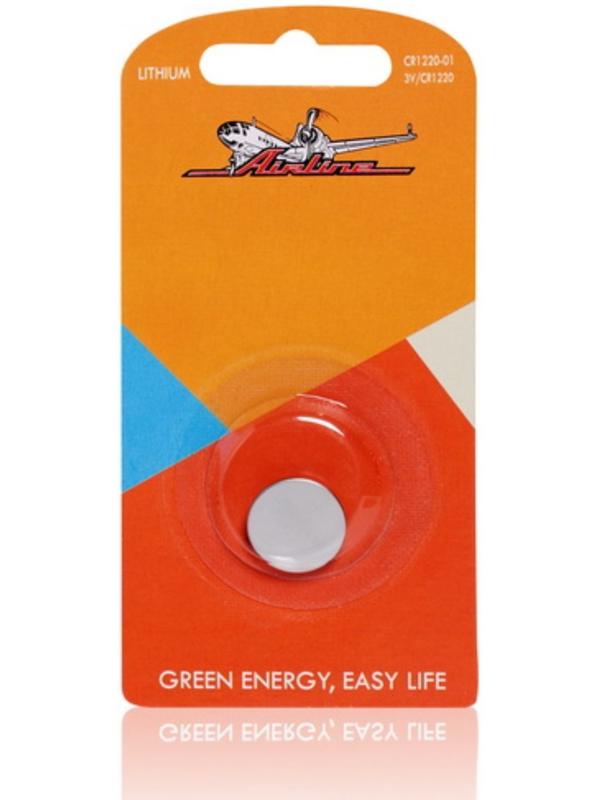 Батарейка CR1220 3V для брелоков сигнализаций литиевая 1 шт.
