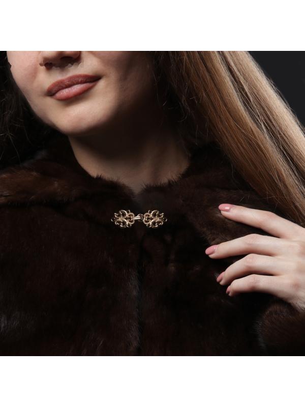 Декоративная застёжка, 4,5 × 1,5 см, цвет золотой