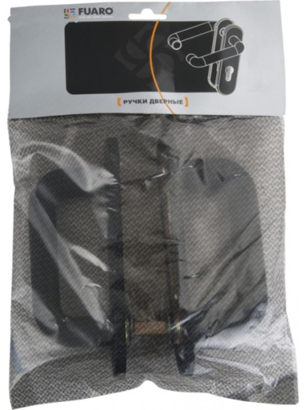 Ручка дверная Fuaro DH-0433 NE, с пруж., для замка FL-0432, 0433, 0434, нейлон, черная