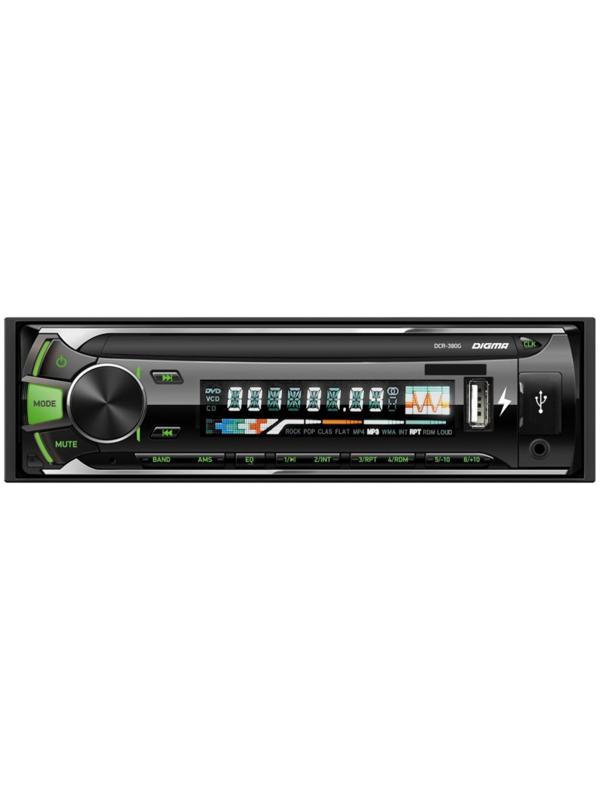 Автомагнитола Digma DCR-380G 1DIN, 4 x 45 Вт