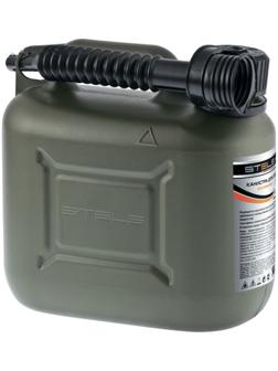Канистра для ГСМ вертикальная STELS, 5 л., пластиковая, усиленная   53124