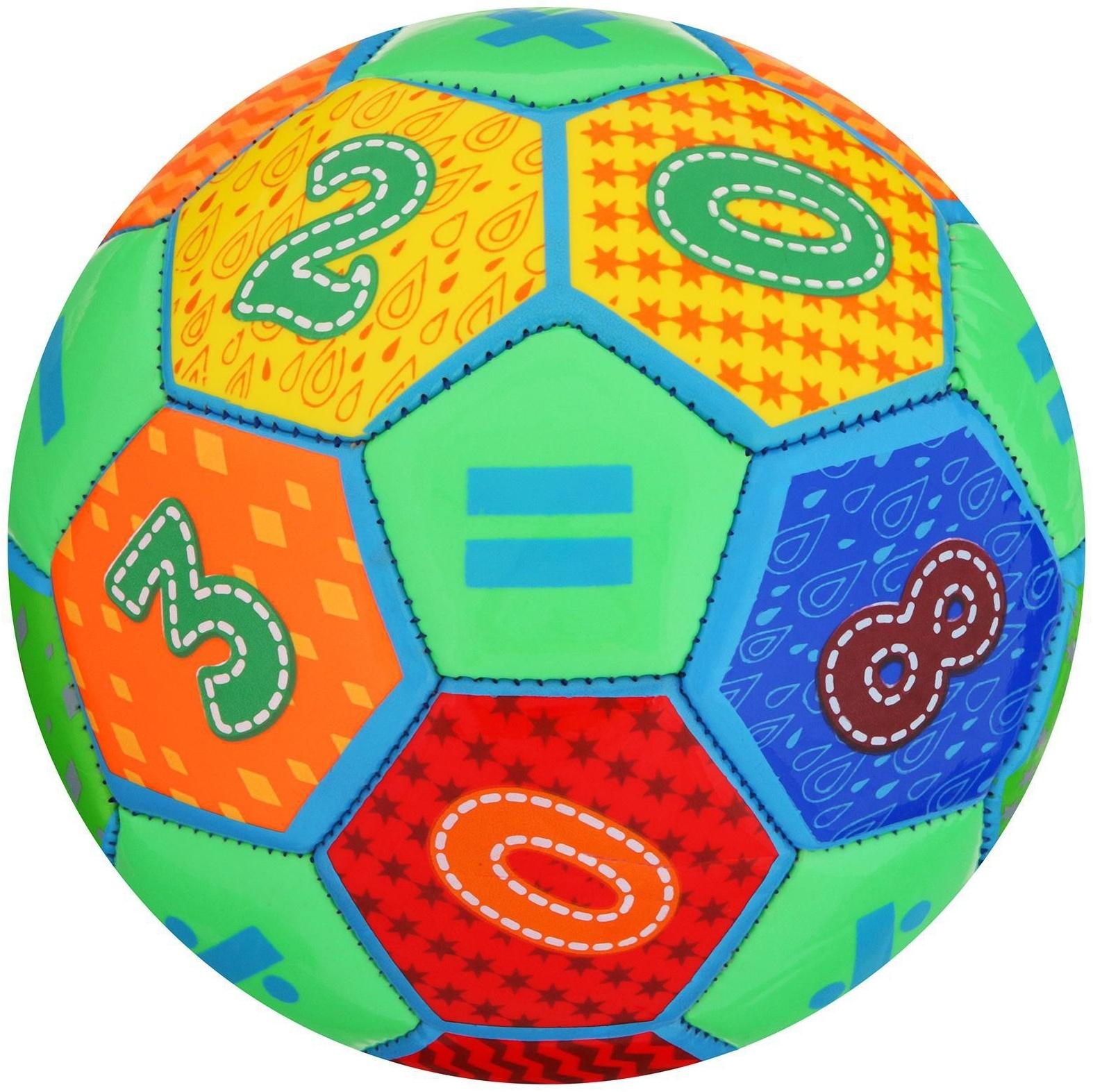 Мяч футбольный, детский, размер 2, 145 г, 32 панели, 2 подслоя, PVC, машинная сшивка, цвета МИКС