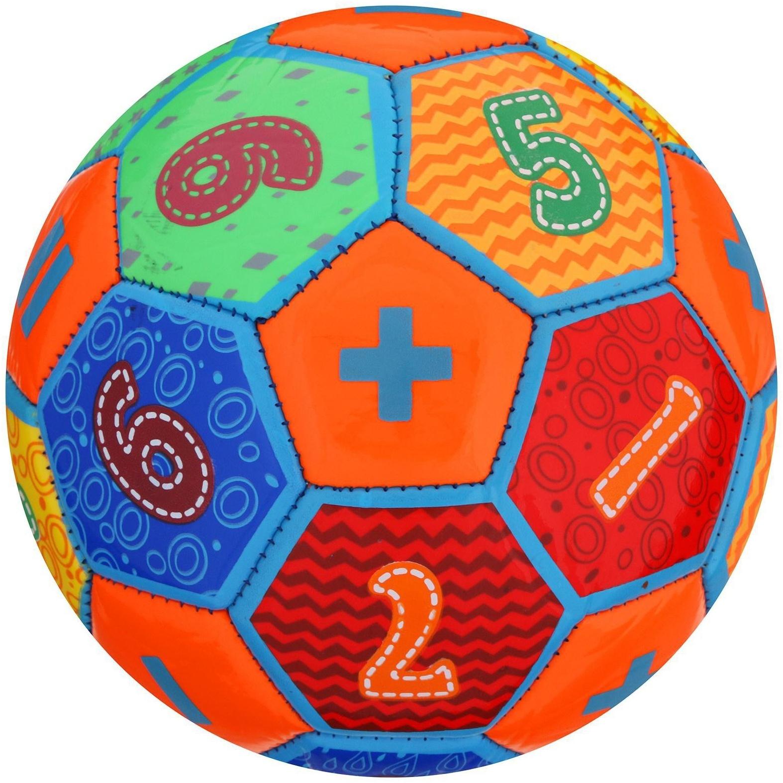 Мяч футбольный, детский, размер 2, 145 г, 32 панели, 2 подслоя, PVC, машинная сшивка, цвета МИКС