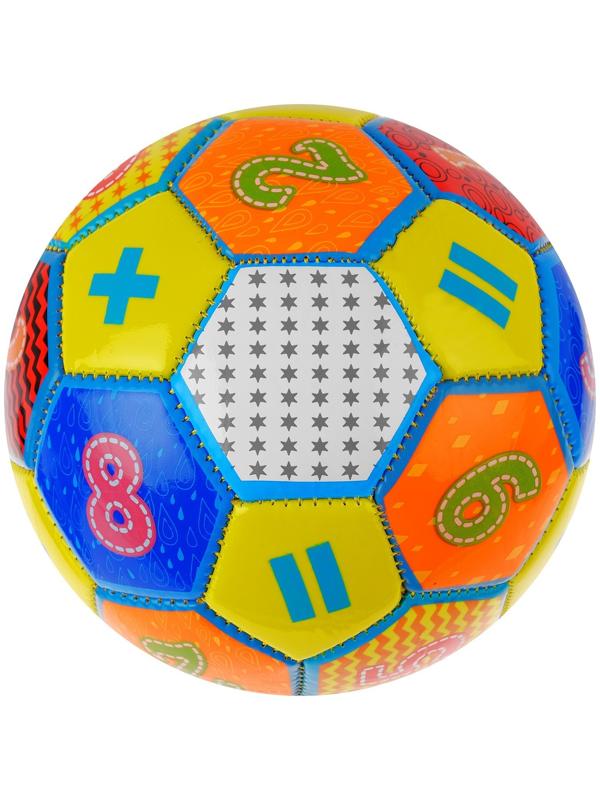 Мяч футбольный, детский, размер 2, 145 г, 32 панели, 2 подслоя, PVC, машинная сшивка, цвета МИКС