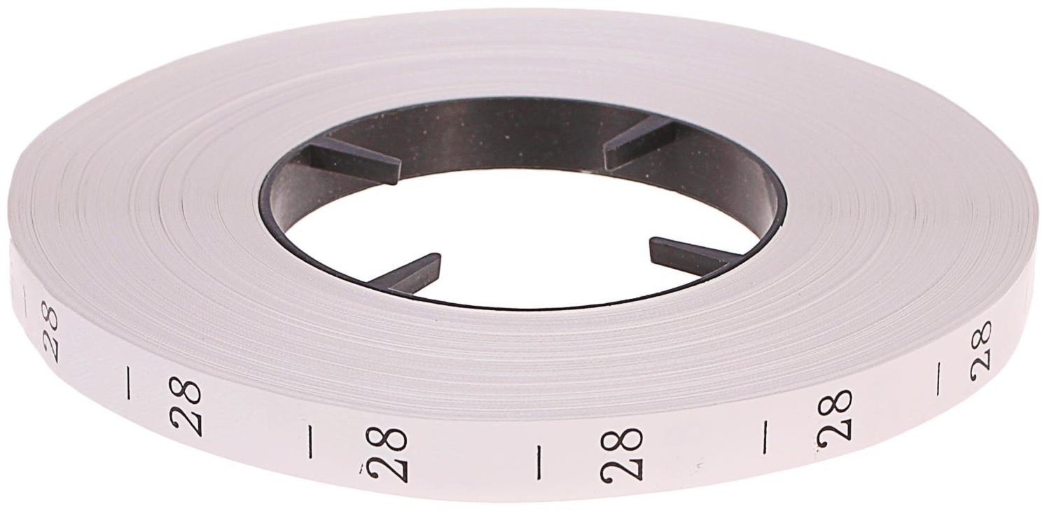 Размерник 28, в рулоне 2 000 шт.