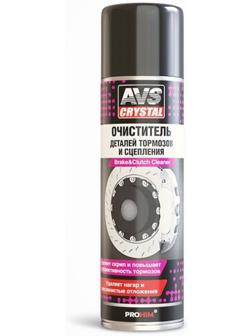 Очиститель AVS, для деталей тормозов и сцепления, аэрозоль, 335 мл