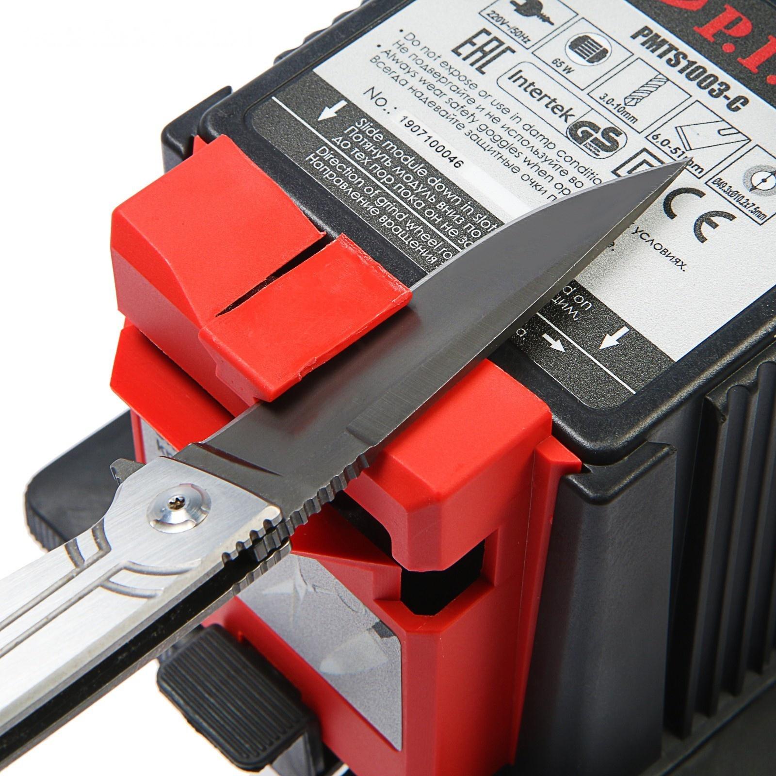 Станок для заточки сверл, ножей, ножниц  P.I.T. PMTS1003-C, 65 Вт, 3-13 мм, 6700 об/мин