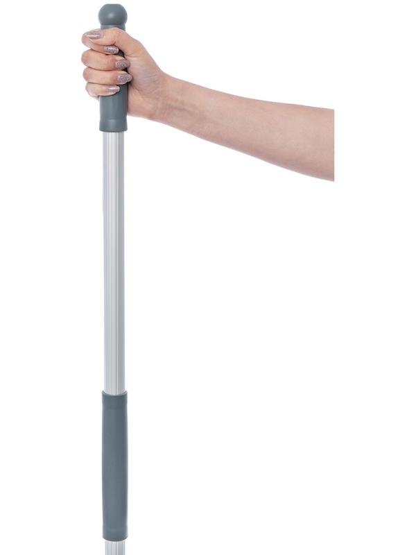 Рукоятка алюминиевая телескопическая защелкивающаяся, 100-180 см