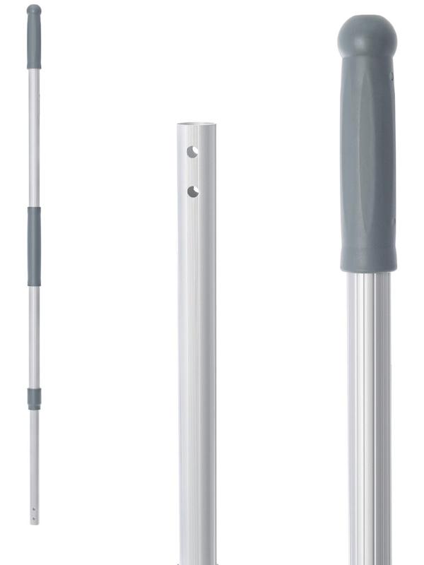 Рукоятка алюминиевая телескопическая защелкивающаяся, 100-180 см