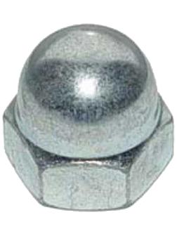 Гайка Steelrex, колпачковая, DIN1587, оцинкованная, М5, 1000 шт