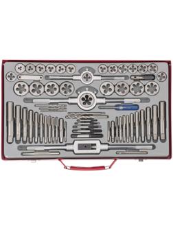 Набор метчиков и плашек Matrix 773065, 65 шт., М2-М20, 1/8