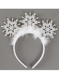 Карнавальный ободок «Снежинка»