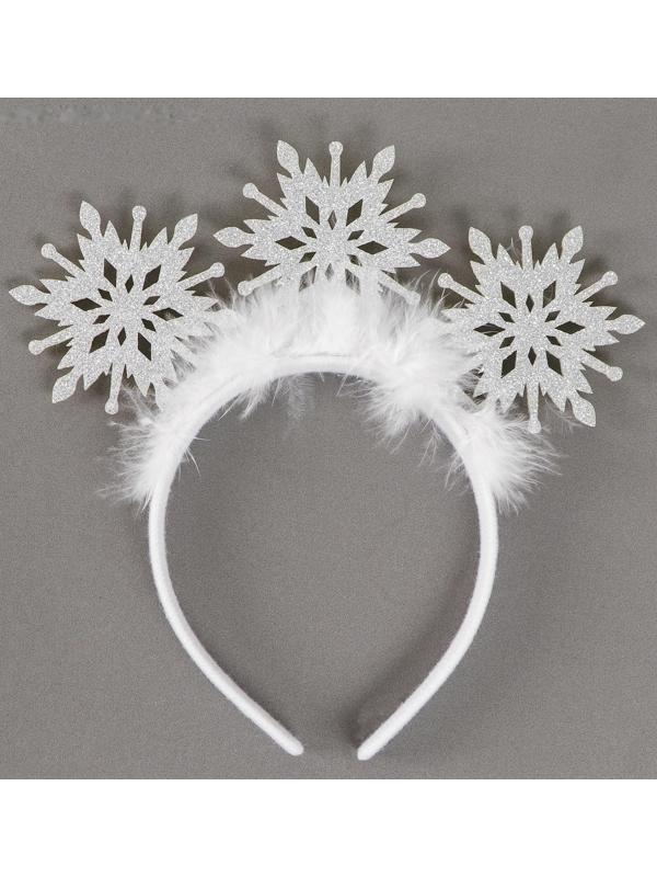 Карнавальный ободок «Снежинка»