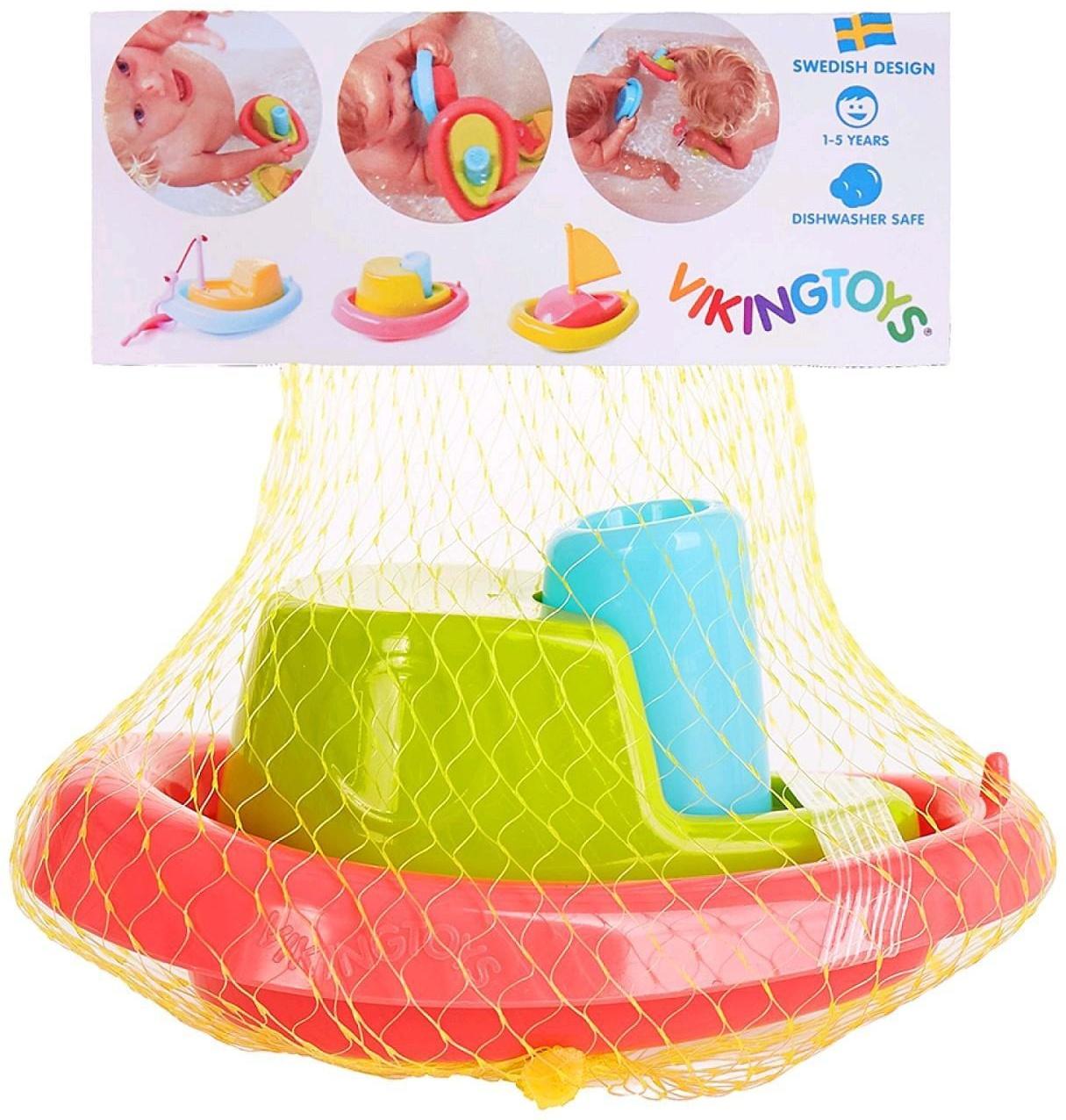 Кораблик Буксир для ванной, в сетке