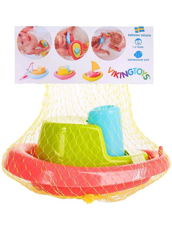 Кораблик Буксир для ванной, в сетке