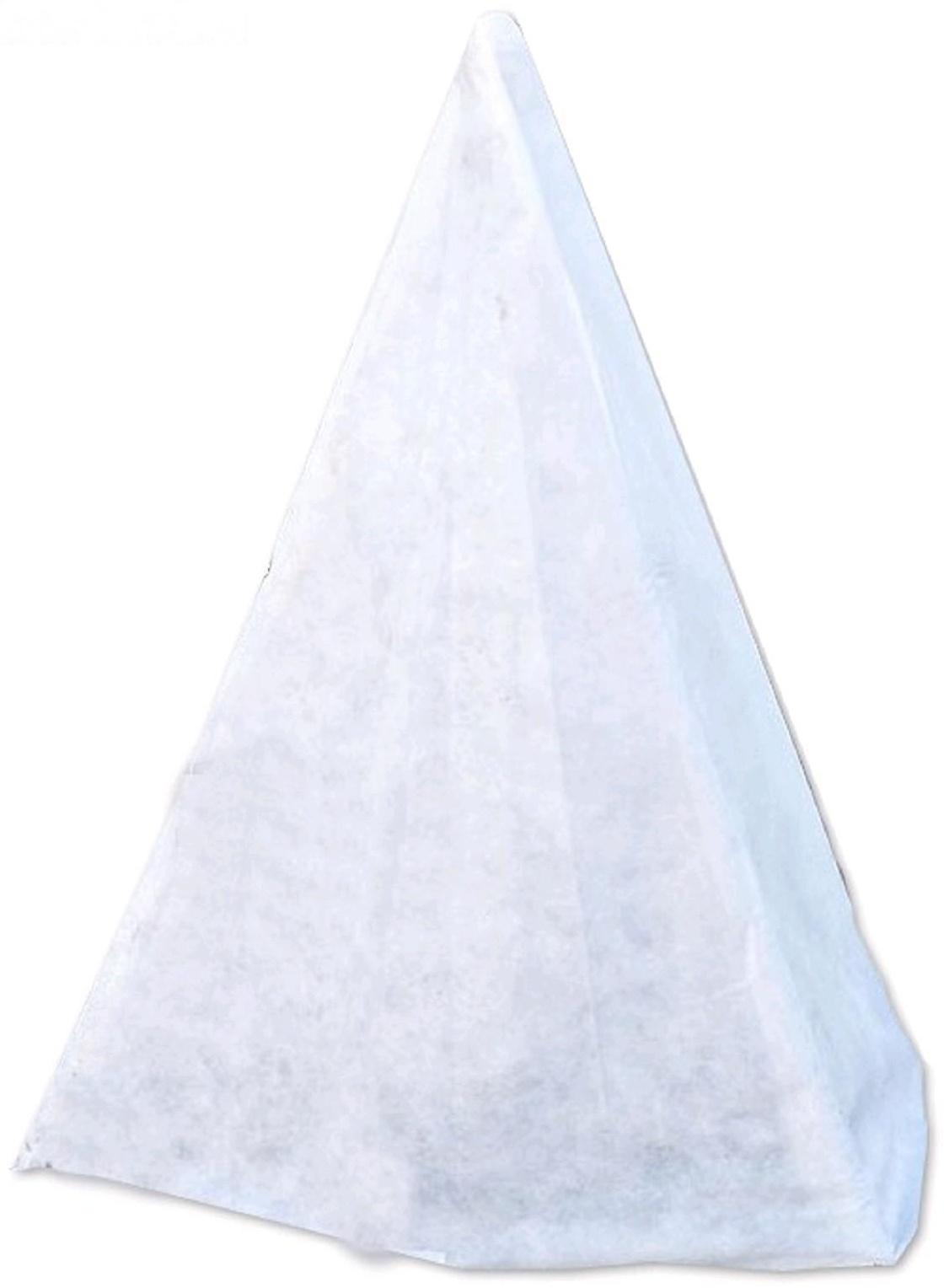 Чехол для растений, конус, 250 × 150 см, спанбонд с УФ-стабилизатором, плотность 60 г/м², белый