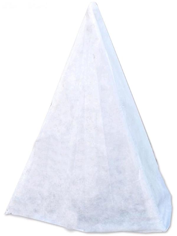 Чехол для растений, конус, 250 × 150 см, спанбонд с УФ-стабилизатором, плотность 60 г/м², белый