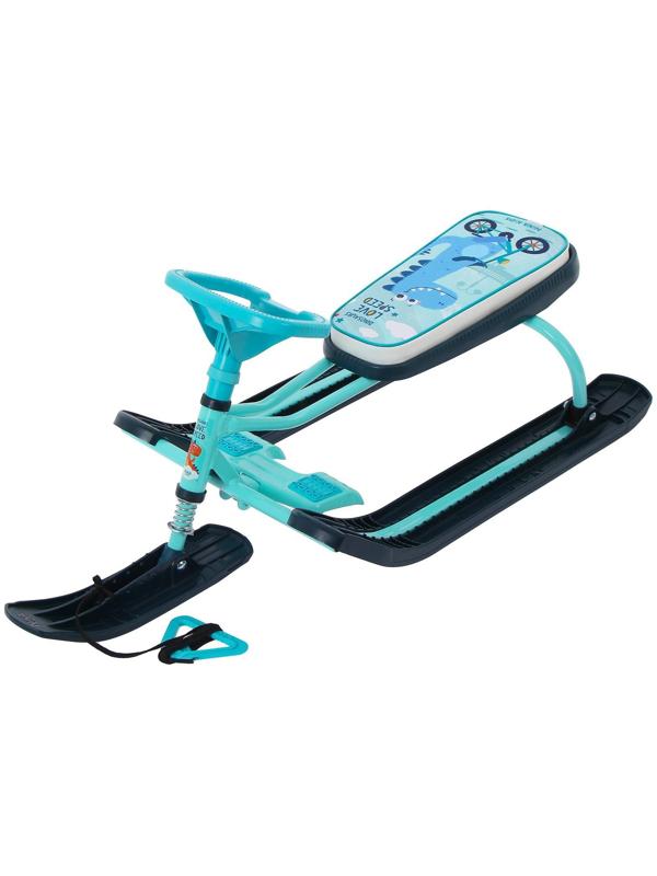 Снегокат «Тимка спорт 2 + Динозавр», ТС2+/Д, цвет голубой